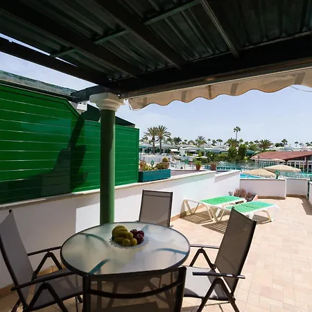Bungalow Vista Golf Con Terraza Y Piscina * Maspalomas (Gran Canaria)